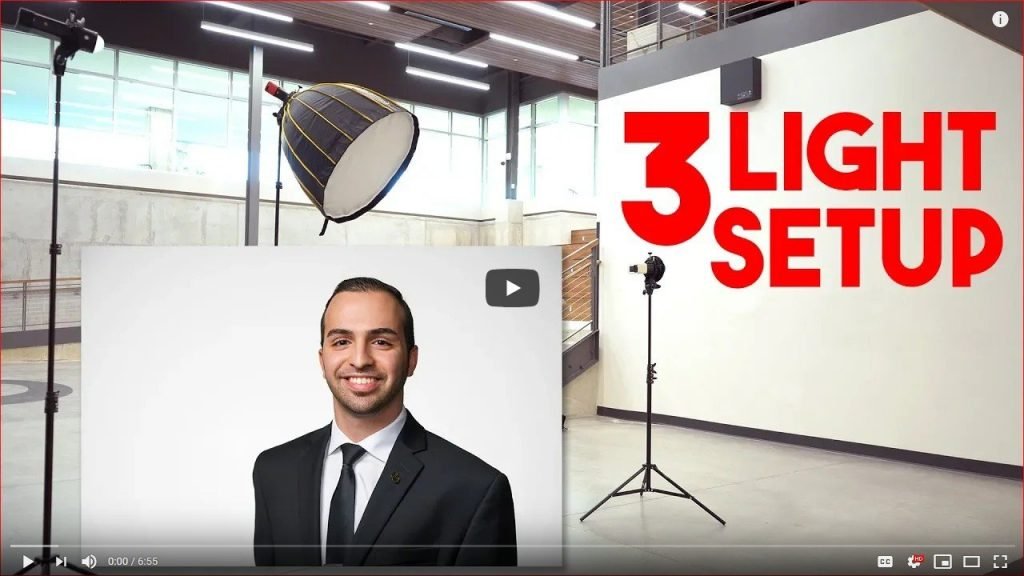 3-Light Setup For Portraits & Headshots On Location - Rob Hall