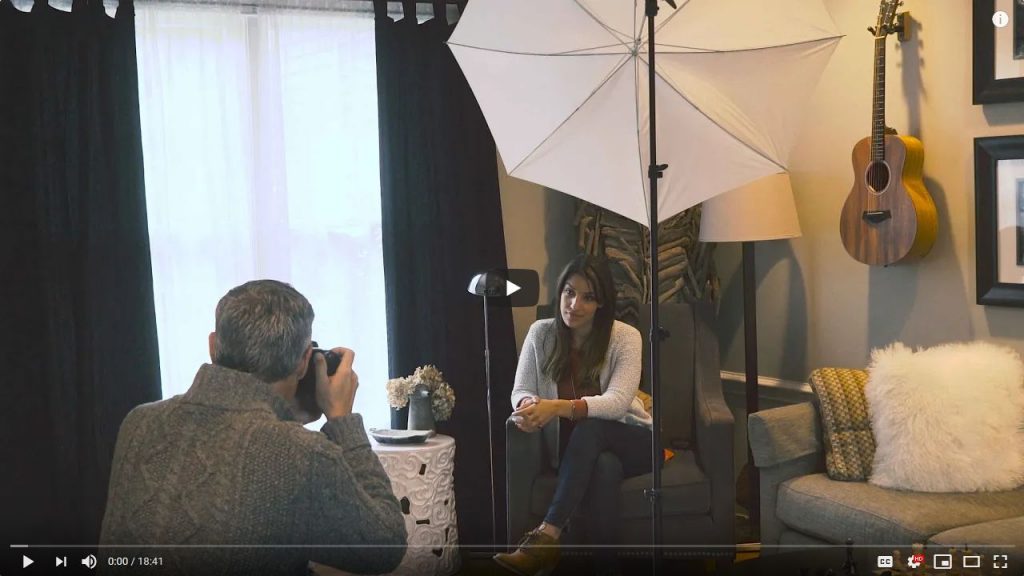 One Light Setup Portrait Photography - On A Budget One Speedlight, Soft & Reflective Umbrellas - Tony & Chelsea Northrup