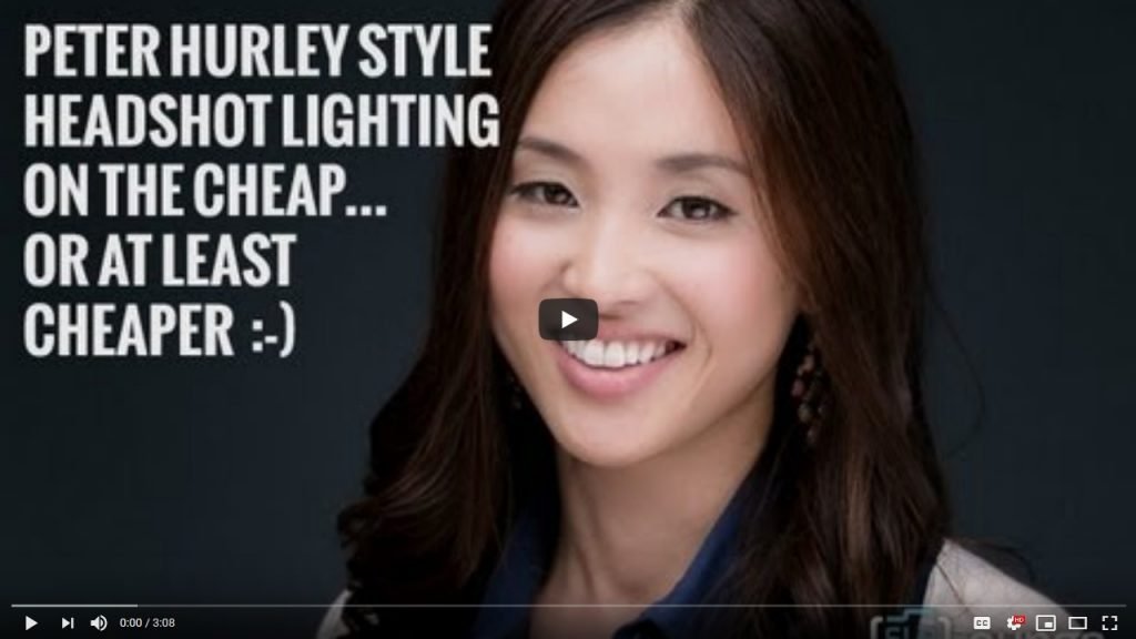 Peter Hurley Style Headshot Lighting on the Cheap - Headshot Lighting with a Strobe and Reflectors - Pye Jirsa, SLR Lounge