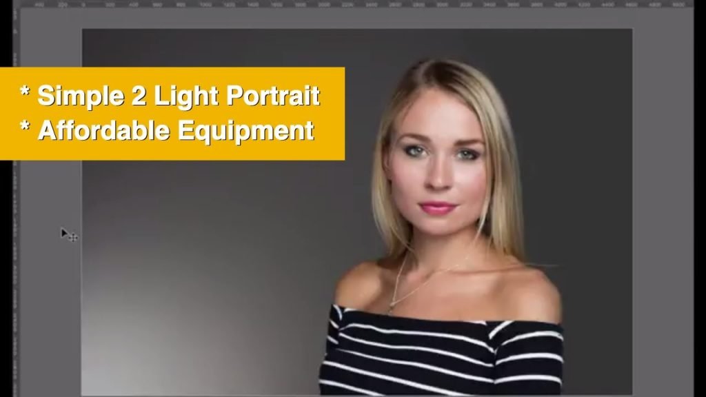 Basic Studio Portrait Lighting Tutorial - 2-Light Beauty Portrait Setup - Karly Taylor