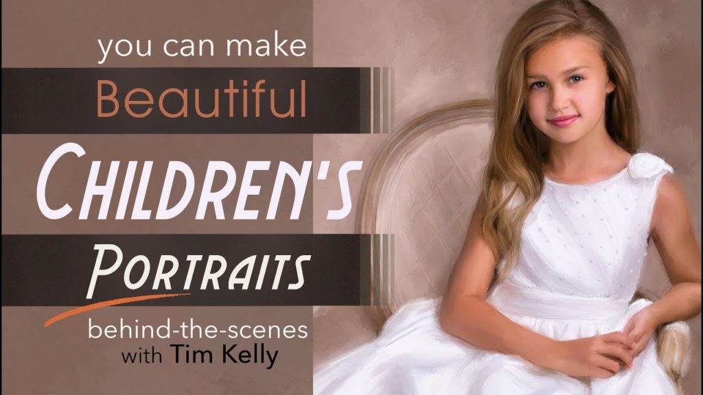 Children's Studio Portrait Session – Young Girl's Formal Camera Study – Behind-The-Scenes Coverage
