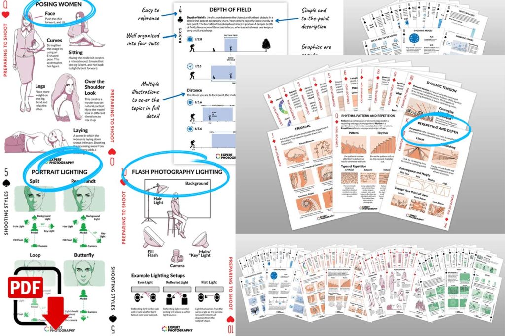 QUICK CAPTURE CHEAT SHEETS for Portrait Photography