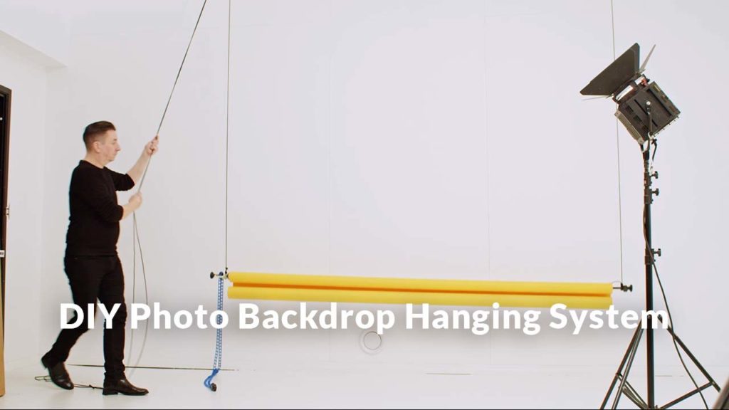 DIY Photo Backdrop Hanging System by Marco Melander