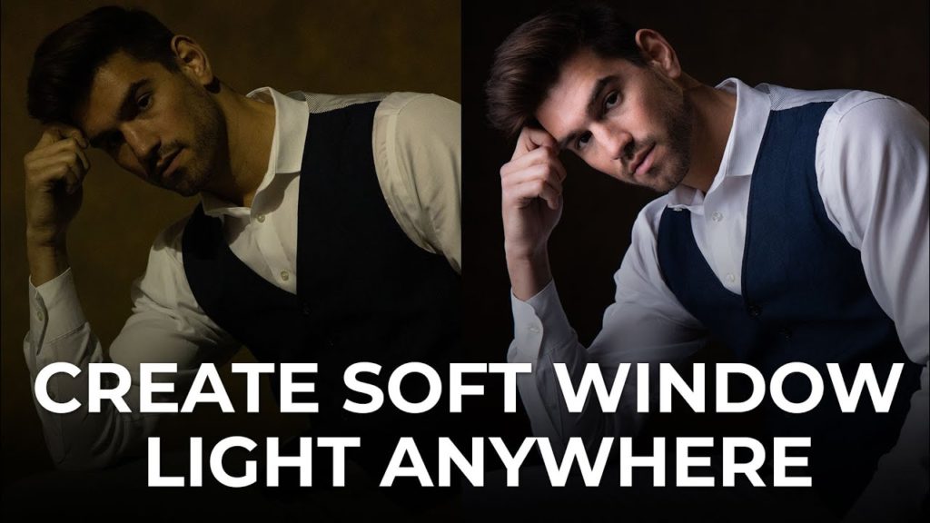 Window Light Portrait Photography - Create Soft Window Light ANYWHERE Using CHEAP Fabric - Pye Jirsa, SLR Lounge