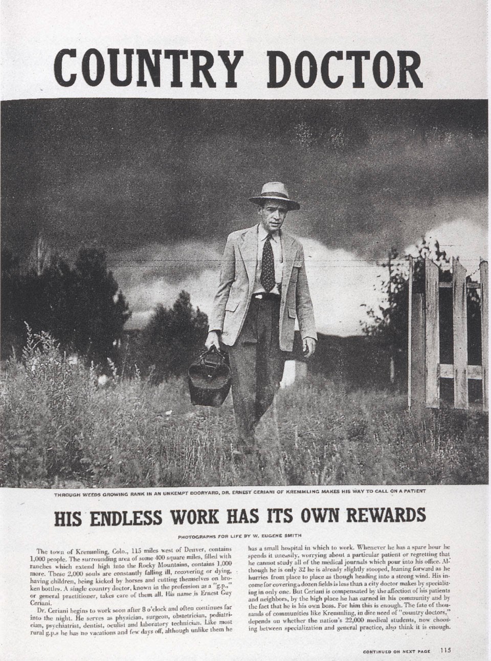 W. Eugene Smith's "Country Doctor"