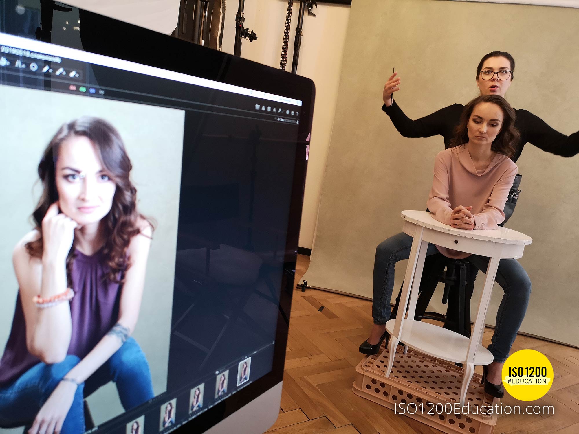 Nikol Portrait Shoot Dan Hostettler BTS 003