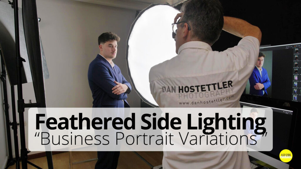 Set 6 Business Portrait Variations Feathered Side Lighting Mario One Light. One Wall 1024x576